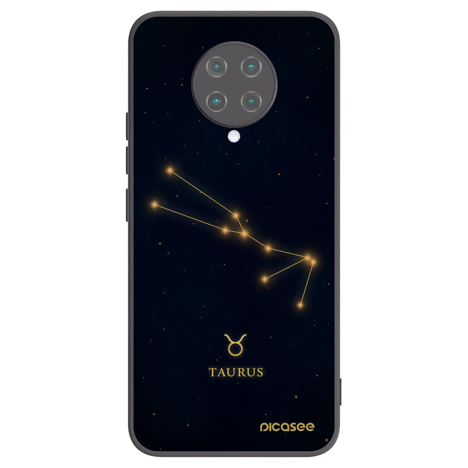 Picasee silikónový čierny obal pre Xiaomi Poco F2 Pro - TAURUS