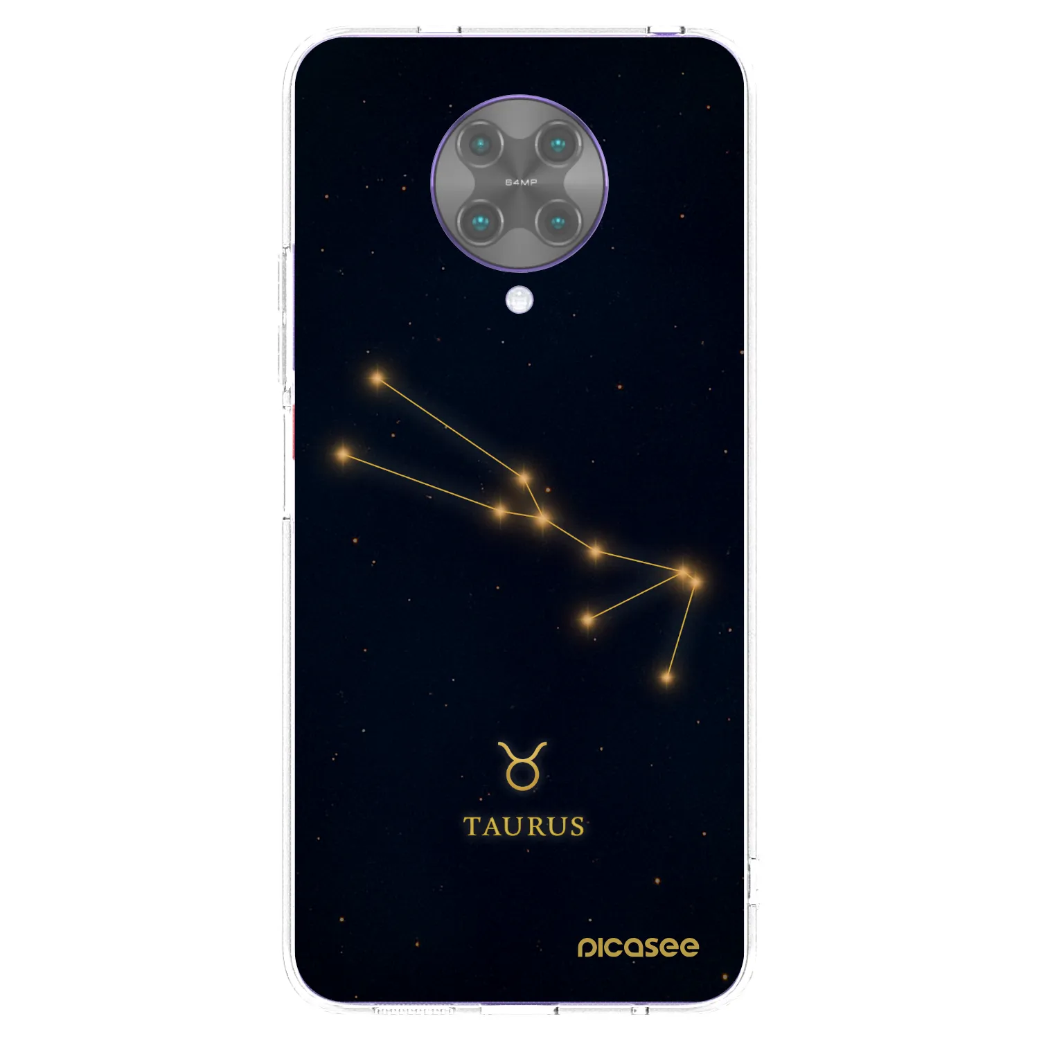 Picasee silikónový prehľadný obal pre Xiaomi Poco F2 Pro - TAURUS