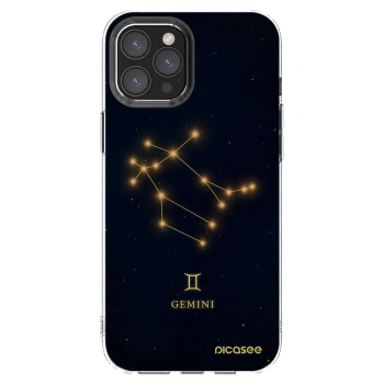 Picasee silikónový prehľadný obal pre Apple iPhone 12 Pro Max - GEMINI