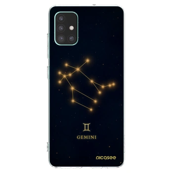 Picasee silikónový prehľadný obal pre Samsung Galaxy M51 M515F - GEMINI