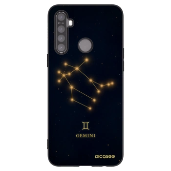 Picasee silikónový čierny obal pre Realme 6i - GEMINI