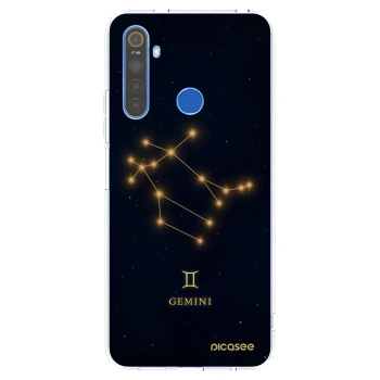 Picasee silikónový prehľadný obal pre Realme 5 - GEMINI