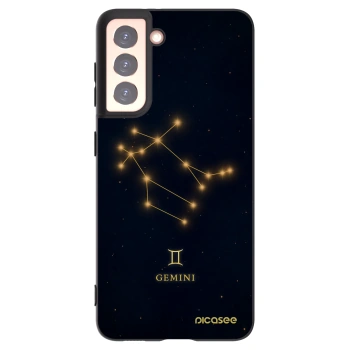 Picasee silikónový čierny obal pre Samsung Galaxy S21 5G G991B - GEMINI