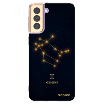 Picasee silikónový prehľadný obal pre Samsung Galaxy S21+ 5G G996F - GEMINI