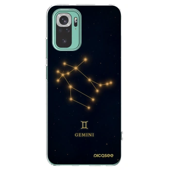 Picasee silikónový prehľadný obal pre Xiaomi Redmi Note 10 Pro - GEMINI