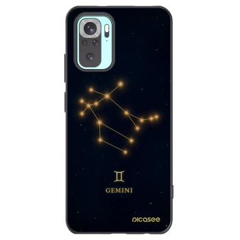 Picasee silikónový čierny obal pre Xiaomi Redmi Note 10 Pro - GEMINI