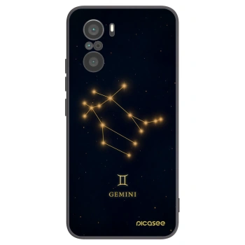 Picasee silikónový čierny obal pre Xiaomi Poco F3 - GEMINI
