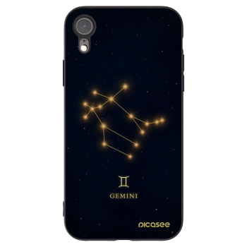 Picasee silikónový čierny obal pre Apple iPhone XR - GEMINI