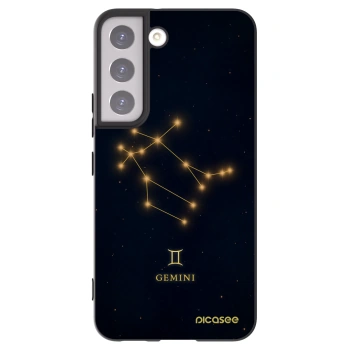 Picasee silikónový čierny obal pre Samsung Galaxy S22 5G - GEMINI