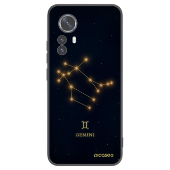 Picasee silikónový čierny obal pre Xiaomi 12 Pro - GEMINI