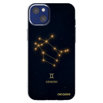 Picasee silikónový prehľadný obal pre Apple iPhone 14 Plus - GEMINI
