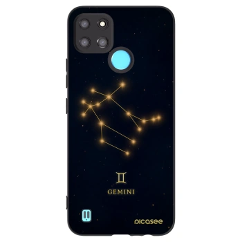 Picasee silikónový čierny obal pre Realme C21Y - GEMINI