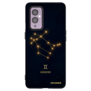 Picasee silikónový čierny obal pre OnePlus 9 - GEMINI