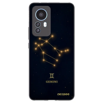 Picasee silikónový čierny obal pre Xiaomi 12T - GEMINI