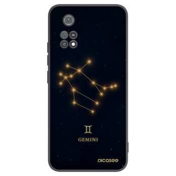 Picasee silikónový čierny obal pre Xiaomi Poco M4 Pro - GEMINI