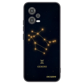 Picasee silikónový čierny obal pre Xiaomi Poco X5 - GEMINI