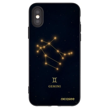 Picasee silikónový čierny obal pre Apple iPhone X/XS - GEMINI