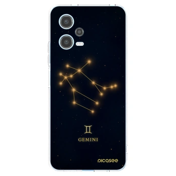 Picasee silikónový prehľadný obal pre Xiaomi Redmi Note 12 5G - GEMINI