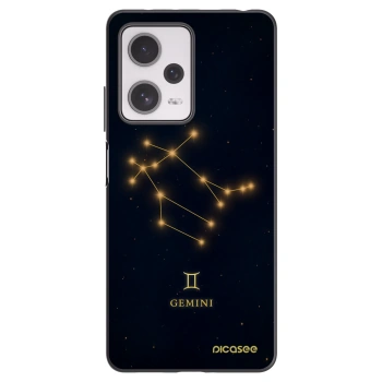 Picasee silikónový čierny obal pre Xiaomi Redmi Note 12 Pro+ 5G - GEMINI