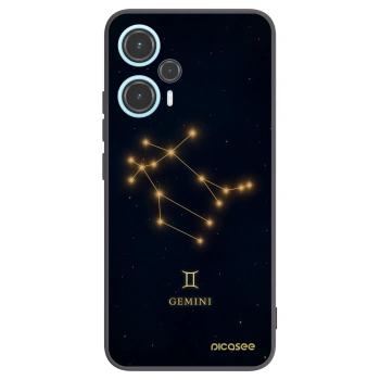 Picasee silikónový čierny obal pre Xiaomi Poco F5 - GEMINI