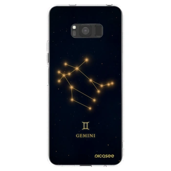 Picasee silikónový prehľadný obal pre Samsung Galaxy S8 G950F - GEMINI
