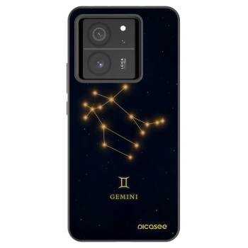 Picasee silikónový čierny obal pre Xiaomi 13T - GEMINI