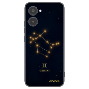Picasee silikónový čierny obal pre Realme 10 4G - GEMINI
