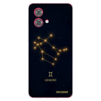 Picasee silikónový prehľadný obal pre Motorola Moto G84 5G - GEMINI