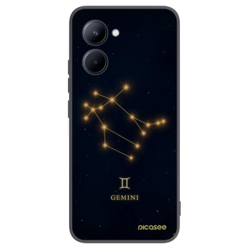 Picasee silikónový čierny obal pre Realme C33 (2023) - GEMINI