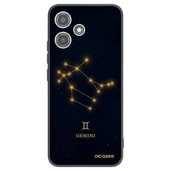 Picasee silikónový čierny obal pre Xiaomi Redmi 12 5G - GEMINI