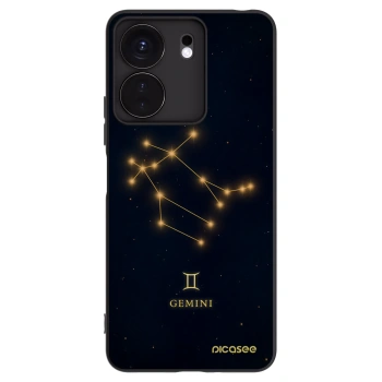 Picasee silikónový čierny obal pre Xiaomi Redmi 13C 4G - GEMINI