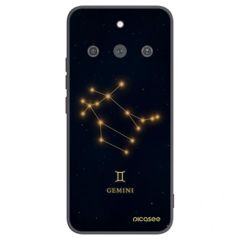 Picasee silikónový čierny obal pre Realme 11 Pro+ - GEMINI