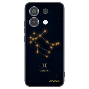 Picasee silikónový čierny obal pre Xiaomi Poco X6 - GEMINI