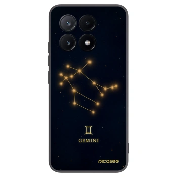 Picasee silikónový čierny obal pre Xiaomi Poco X6 Pro - GEMINI