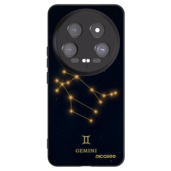 Picasee silikónový čierny obal pre Xiaomi 14 Ultra - GEMINI