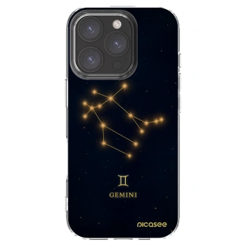 Picasee silikónový prehľadný obal pre Apple iPhone 16 Pro - GEMINI