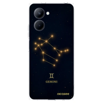 Picasee silikónový prehľadný obal pre Realme C33 (2023) - GEMINI