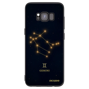 Picasee silikónový čierny obal pre Samsung Galaxy S8 G950F - GEMINI