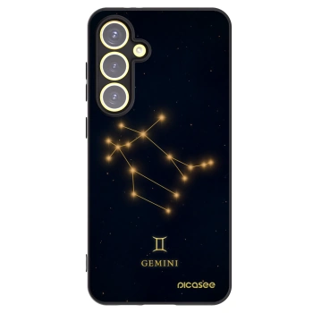Picasee silikónový čierny obal pre Samsung Galaxy S24 FE S721B - GEMINI