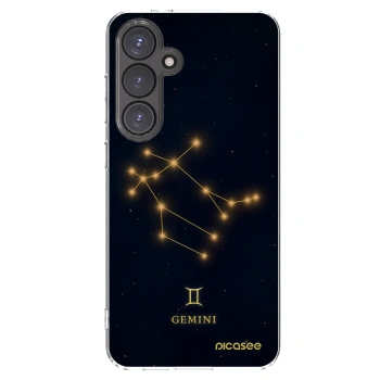 Picasee silikónový prehľadný obal pre Samsung Galaxy S24 FE S721B - GEMINI