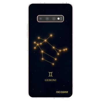 Picasee silikónový prehľadný obal pre Samsung Galaxy S10 Plus G975 - GEMINI