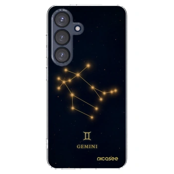 Picasee silikónový prehľadný obal pre Samsung Galaxy S25 5G - GEMINI