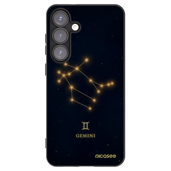 Picasee silikónový čierny obal pre Samsung Galaxy S25+ 5G - GEMINI