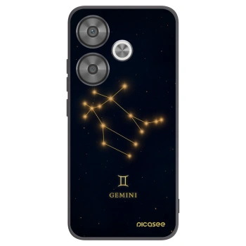 Picasee silikónový čierny obal pre Xiaomi Poco F6 - GEMINI
