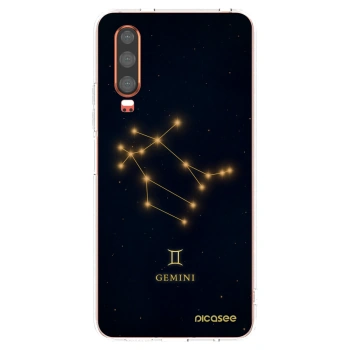 Picasee silikónový prehľadný obal pre Huawei P30 - GEMINI