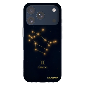Picasee silikónový prehľadný obal pre Apple iPhone 17 Pro - GEMINI