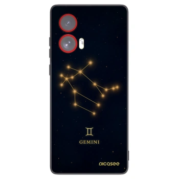 Picasee silikónový čierny obal pre Motorola Edge 50 Fusion - GEMINI