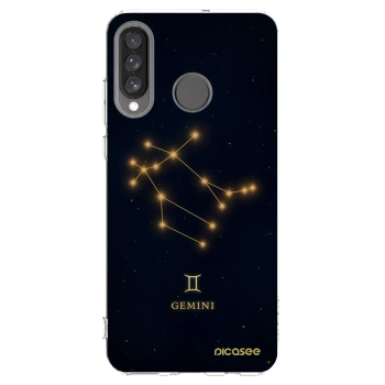 Picasee silikónový prehľadný obal pre Huawei P30 Lite - GEMINI