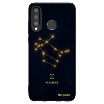 Picasee silikónový čierny obal pre Huawei P30 Lite - GEMINI