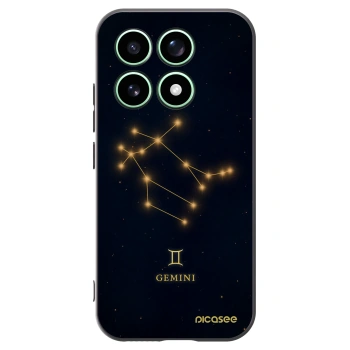 Picasee silikónový čierny obal pre Xiaomi 17 - GEMINI